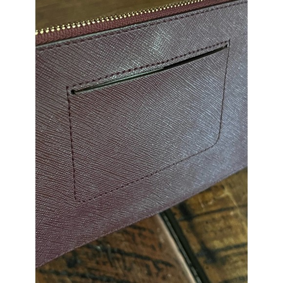 Kate Spade plum/maroon colored wristlet/clutch - Picture 7 of 11